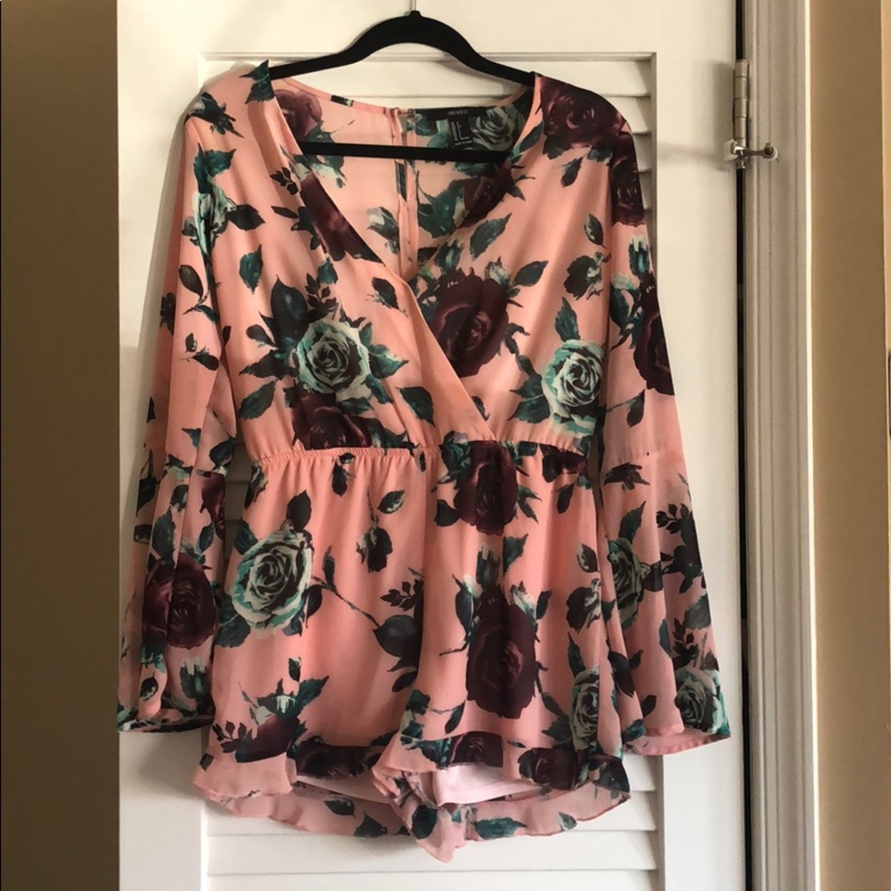 Foever 21 rose romper